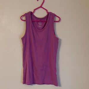 Wonder Nation Lavender Ribbed Tank Top